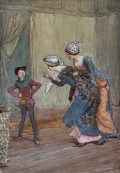 Illustratie voor De Vrolijke Vrouwen van Windsor